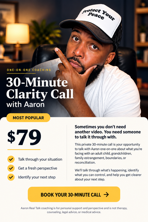 30-Minute Clarity Call with Aaron — $79